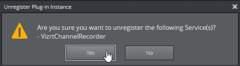 Unregister a Plugin Instance